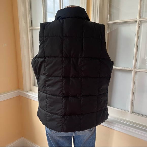 Vintage L.L. Bean reversible down vest pink black M - Picture 6 of 15